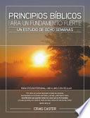 libro Principios Bíblicos Para Un Fundamento Fuerte